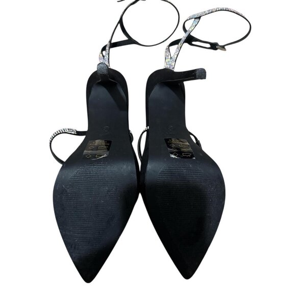 Shoe Republica Black and silver high heel shoes - Picture 4 of 5